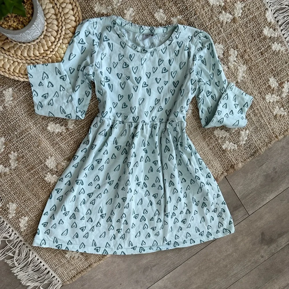 Kiki & Koko Long Sleeve Dress Girls Size 122 (Small) Like New